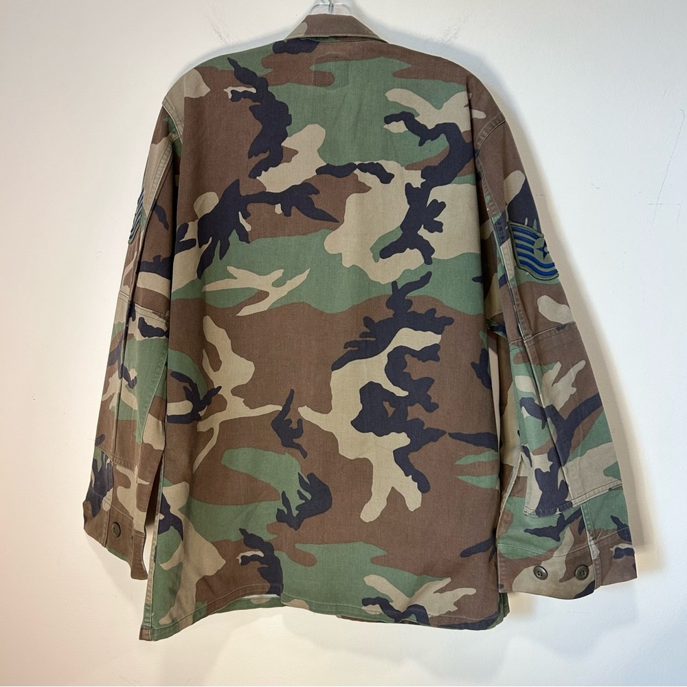 American Apparel Woodland Camouflage US Air Combat Command W/ Patches Size M - Picture 3 of 11